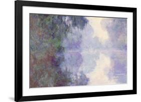 Claude Monet The Seine at Giverny Morning Mist-Claude Monet-Framed Art Print