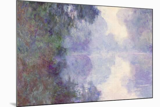 Claude Monet The Seine at Giverny Morning Mist-Claude Monet-Mounted Art Print