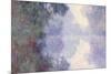 Claude Monet The Seine at Giverny Morning Mist-Claude Monet-Mounted Art Print