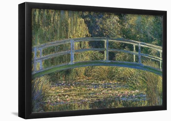 Claude Monet The Water-Lily Pond Art Print Poster-null-Framed Poster