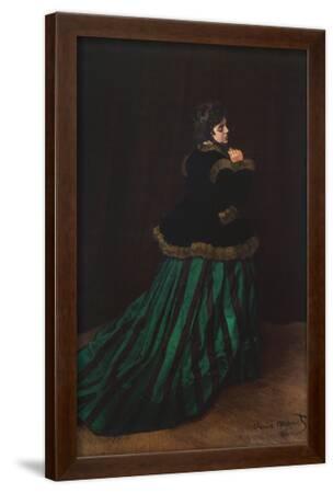 Claude Monet (The Woman in the Green Dress, Camille Doncieux) Art Poster  Print Photo | AllPosters.com