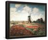 Claude Monet (Tulip Fields) Art Print Poster-null-Framed Poster