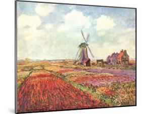 Claude Monet (Tulips of Holland) Art Poster Print-null-Mounted Poster