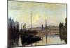Claude Monet View of Rouen Art Print Poster-null-Mounted Poster