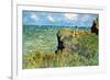 Claude Monet Walk on the Cliffs-Claude Monet-Framed Art Print