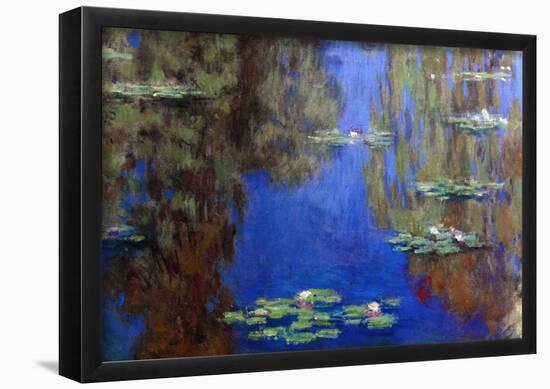 Claude Monet Water-Lilies 6 Art Print Poster-null-Framed Poster