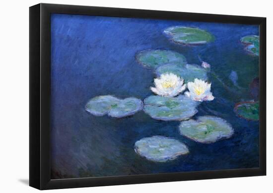 Claude Monet Water-Lilies 7 Art Print Poster-null-Framed Poster
