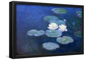 Claude Monet Water-Lilies 7 Art Print Poster-null-Framed Poster