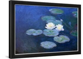 Claude Monet Water-Lilies 7 Art Print Poster-null-Lamina Framed Poster