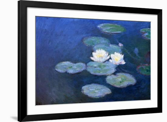 Claude Monet Water-Lilies 7-Claude Monet-Framed Art Print