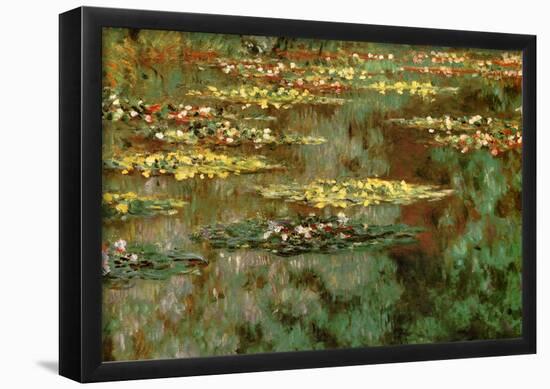 Claude Monet Water-Lilies 8 Art Print Poster-null-Framed Poster