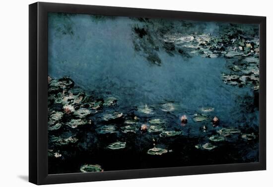 Claude Monet (Water Lilies) Art Poster Print-null-Framed Poster