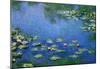 Claude Monet Water Lilies Art Print Poster-null-Mounted Poster