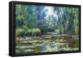 Claude Monet Water-Lilies in Monet's Garden Art Print Poster-null-Framed Poster