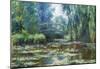 Claude Monet Water-Lilies in Monet's Garden Art Print Poster-null-Mounted Poster