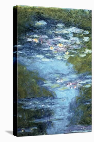 Claude Monet Water Lilies in Pond-null-Stretched Canvas