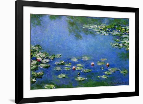 Claude Monet Water Lilies Nympheas-Claude Monet-Framed Art Print
