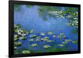 Claude Monet Water Lilies Nympheas-Claude Monet-Framed Art Print