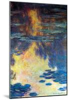 Claude Monet Water Lilies Water Landscape #2 Art Print Poster-null-Mounted Poster