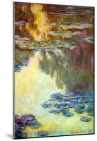 Claude Monet Water Lilies Water Landscape #6 Art Print Poster-null-Mounted Poster