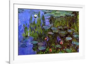 Claude Monet Water-Lilies-Claude Monet-Framed Art Print