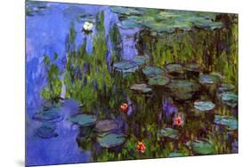 Claude Monet Water-Lilies-Claude Monet-Mounted Art Print