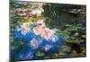 Claude Monet Water Lillies # 4 Art Print Poster-null-Mounted Poster