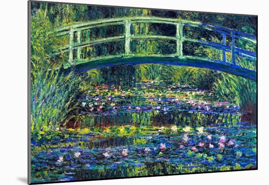 Claude Monet Water Lily Pond #2 Art Print Poster-null-Mounted Poster