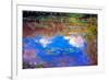 Claude Monet Water Lily Pond 4-Claude Monet-Framed Art Print