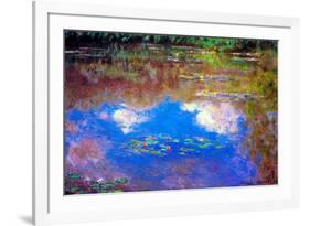 Claude Monet Water Lily Pond 4-Claude Monet-Framed Art Print