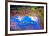 Claude Monet Water Lily Pond 4-Claude Monet-Framed Art Print