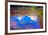 Claude Monet Water Lily Pond 4-Claude Monet-Framed Art Print