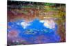 Claude Monet Water Lily Pond 4-Claude Monet-Mounted Art Print