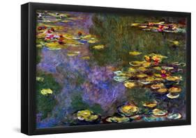 Claude Monet Water Lily Pond Giverny Art Print Poster-null-Framed Poster