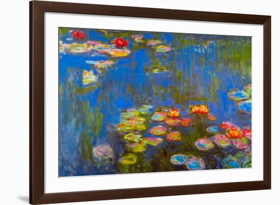 Claude Monet Waterlillies-Claude Monet-Framed Art Print