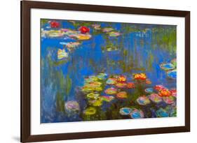 Claude Monet Waterlillies-Claude Monet-Framed Art Print