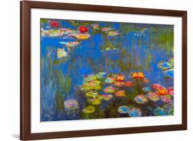 Claude Monet Waterlillies-Claude Monet-Framed Art Print