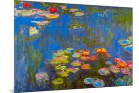 Claude Monet Waterlillies-Claude Monet-Mounted Art Print