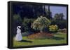 Claude Monet (Woman in a Garden) Art Poster Print-null-Framed Poster