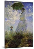 Claude Monet (Woman with a Parasol, 1875) Art Poster Print-null-Mounted Poster