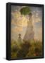 Claude Monet (Woman with a Parasol, 1875) Art Poster Print-null-Framed Poster