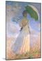 Claude Monet (Woman with a Parasol, 1886) Art Poster Print-null-Mounted Poster