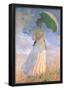 Claude Monet (Woman with a Parasol, 1886) Art Poster Print-null-Framed Poster