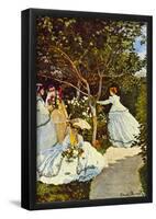 Claude Monet Women in the Garden Art Print Poster-null-Framed Poster