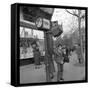 Claude Nougaro in Paris-DR-Framed Stretched Canvas