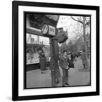 Claude Nougaro in Paris-DR-Framed Photographic Print