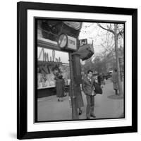 Claude Nougaro in Paris-DR-Framed Photographic Print