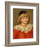 Claude Renoir Dressed as a Clown-Pierre-Auguste Renoir-Framed Giclee Print