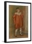 Claude Renoir in Clown Costume, 1909-Pierre-Auguste Renoir-Framed Giclee Print