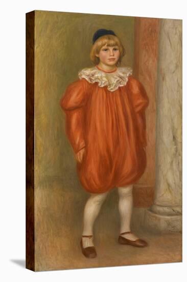 Claude Renoir in Clown Costume-Pierre-Auguste Renoir-Stretched Canvas